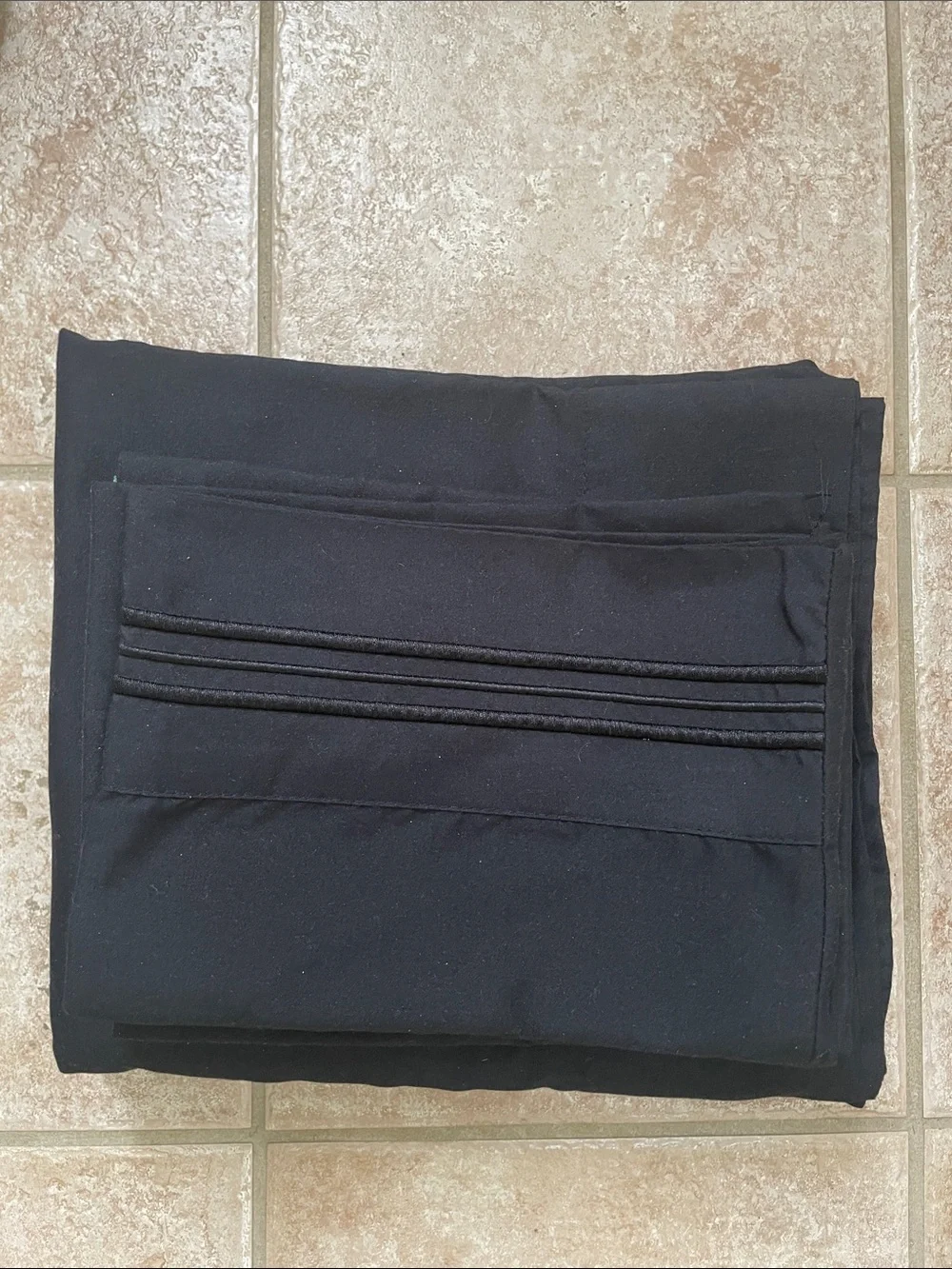 CGK Unlimited Linens Hotel Luxury Black Sheet Set 6 Piece Queen Microfiber
